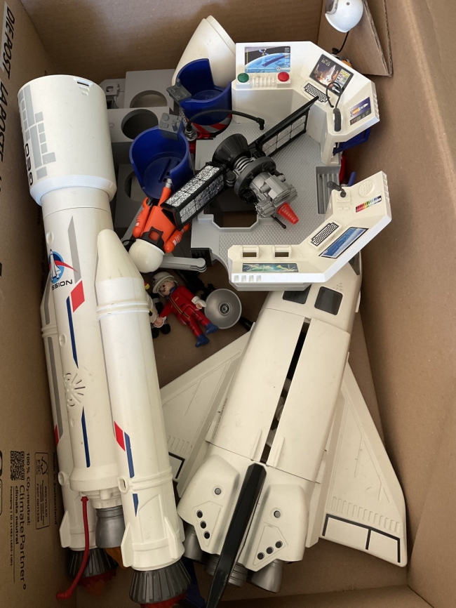 Playmobil - 6195 Space Rocket with Launch Site + 6196 Space Shuttle