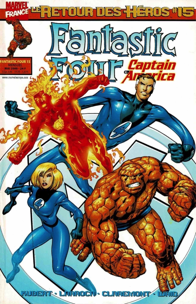 Marvel - Le Retour Des Héros - Fantastic Four &amp; Captain America - #15 - (Mai 2000)