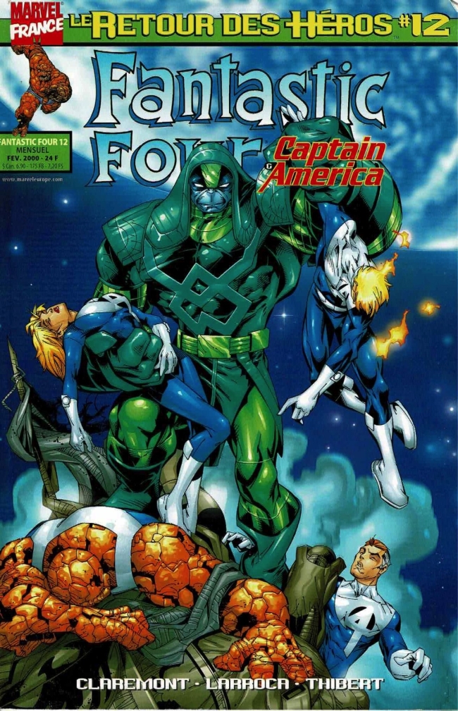 Marvel - Le Retour Des Héros - Fantastic Four &amp; Captain America - #12 - (Février 2000)