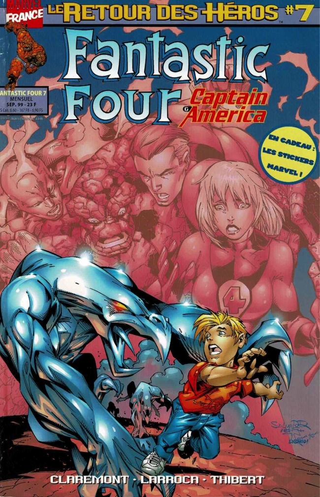Marvel - Le Retour Des Héros - Fantastic Four &amp; Captain America - #07 - (Septembre 1999)
