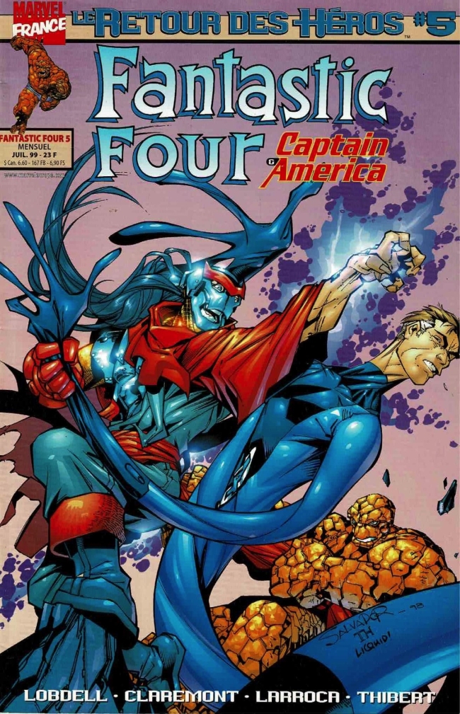 Marvel - Le Retour Des Héros - Fantastic Four &amp; Captain America - #05 - (Juillet 1999)