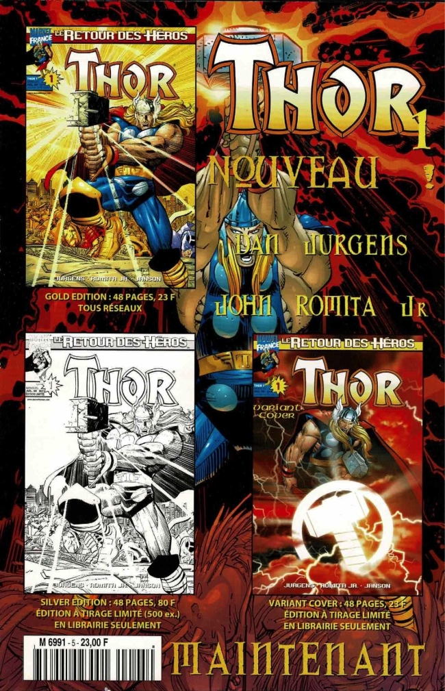 Marvel - Le Retour Des Héros - Fantastic Four &amp; Captain America - #05 - (Juillet 1999)