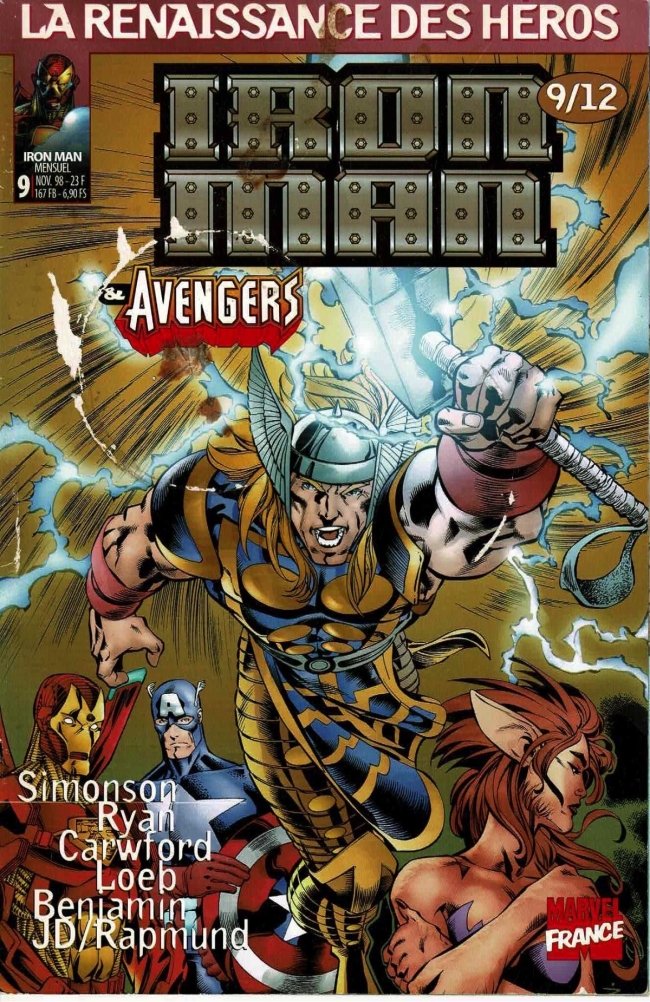Marvel - La Renaissance Des Héros - Iron Man &amp; The Avengers - #9/12 - (Novembre 1998)